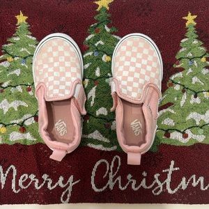 Pink toddler vans